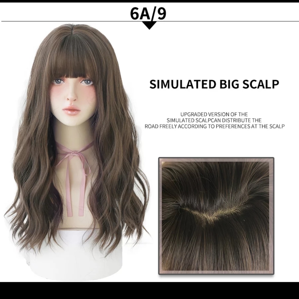 Brown wig